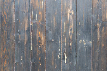 Shabby wood surface background. Brown vertical planks texture