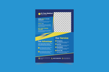 Superlative flyer template for brand, company, business