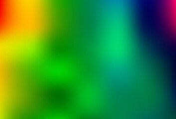 Light Multicolor, Rainbow vector blurred background.