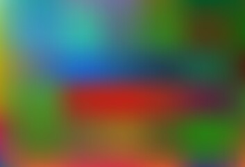 Light Green, Yellow vector blurred and colored background.