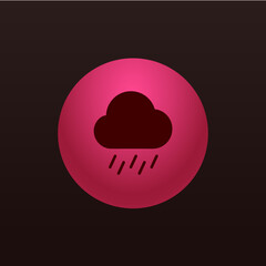 Raining - Sticker