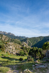 Fototapeta na wymiar discovery of the island of beauty in southern Corsica, France