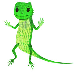 キノボリトカゲのイラスト