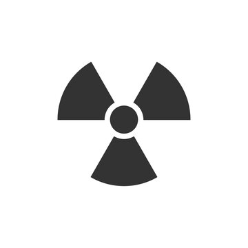 Radiation icon isolated on white background. Hazard symbol modern, simple, vector, icon for website design, mobile app, ui. Vector Illustration