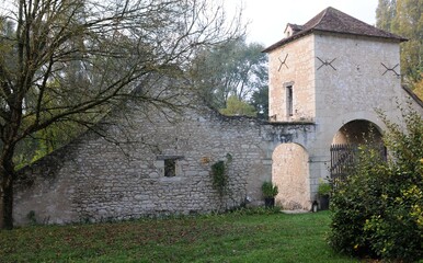 Fototapeta na wymiar Dans le gîte à Preuilly-sur-Claise en Indre-et-Loire France 