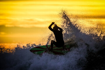 Bells Beach Surfers in Australia