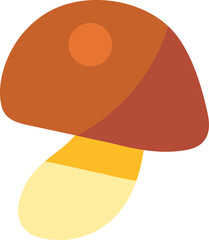Mushroom autumn natural freshness nutrition vector