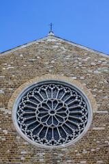 Detail of San Giusto Cathedral, Trieste, Italy
