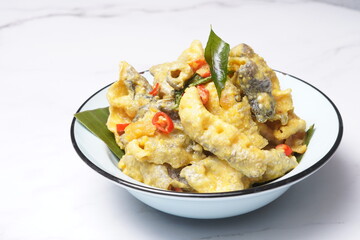 salted egg fish skin
