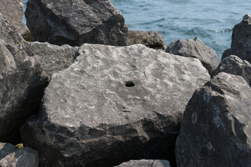 rocks on the beach