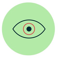 Eye Filled Vector Icon Design
