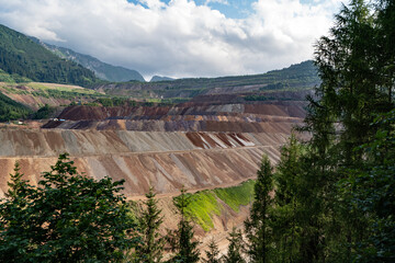 Erzberg mine in Summer