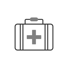 Briefcase Linear Vector Icon Design