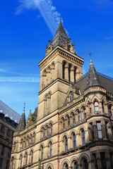 Fototapeta na wymiar Manchester UK City Hall