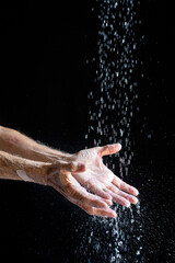 Hands wash clean in shower 4