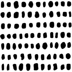 Seamless pattern with round organic shapes. Fashion stylish natural texture.