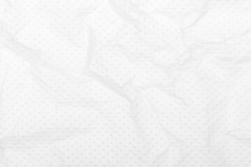 White plastic bag texture background