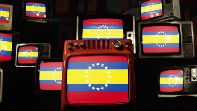 Flag of Loja Province, Ecuador, and Vintage Televisions.