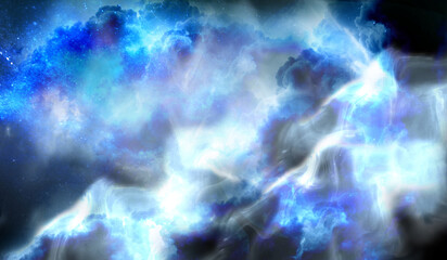 Blue night sky with stars. Night Sky Wallpapers.