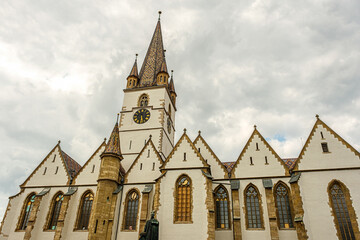 Fototapeta na wymiar Saint Mary Lutheran Cathedraln Sibiu, Romania