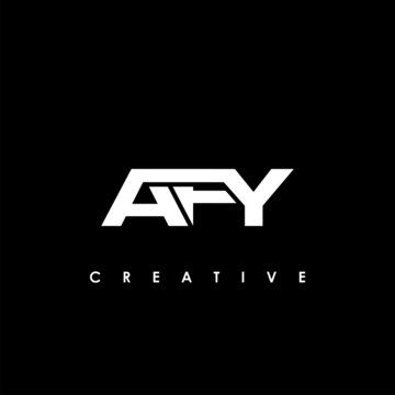 AFY Letter Initial Logo Design Template Vector Illustration
