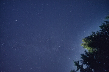 A picture of the Milky Way.    Valemont BC Canada
