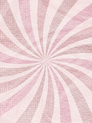 Pastel background with in retro style. Starburst pattern on cardboard texture. 