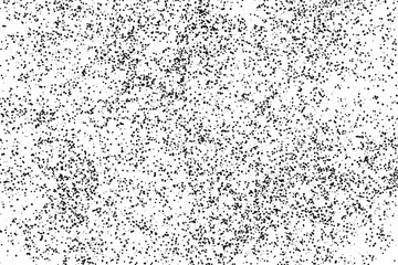 Grunge Black And White Urban. Dark Messy Dust Overlay Distress Background. Easy To Create Abstract Dotted, Scratched, Vintage Effect With Noise And Grain