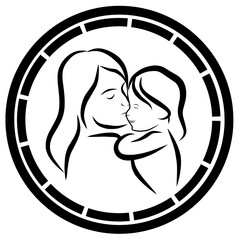 Mother and Baby Logo.