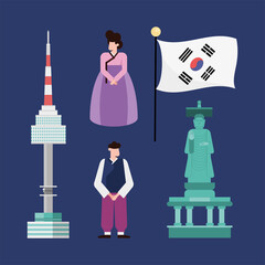 south korean icon collection