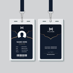 Islamic event identity card design 