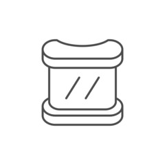 Promo stand line outline icon