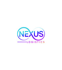 Nexus logistics creative modern vector logo template