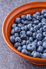 Fresh blueberry background. Blueberry Texture Close Blueberry Antioxidant Organic Superpeed Bowl Concept Healthy Nutrition