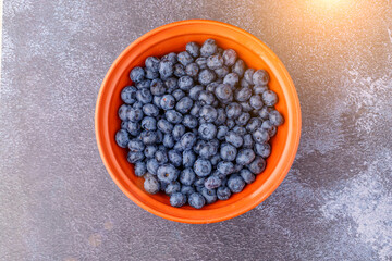 Fresh blueberry background. Blueberry Texture Close Blueberry Antioxidant Organic Superpeed Bowl Concept Healthy Nutrition