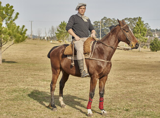 Obraz premium Retrato de un gaucho Argentino