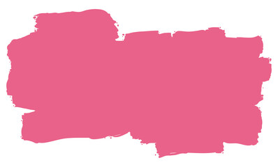 Pink paint spot over white background, Vector illustration