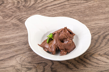 Chocolate spread with nazelnut