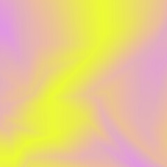 Neon abstract background. Digital abstract drawing in yellow  artistic painting.