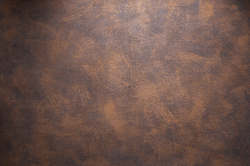 Abstract oil painted canvas or painting background texture. Artistic brown surface of wall