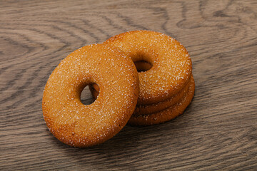 Sweet and crispy ginger cookies