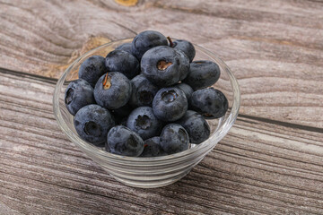 Ripe sweet tasty blueberries heap