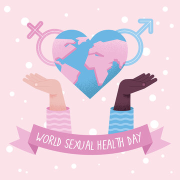 sexual health day postcard