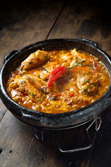 Capixaba fish moqueca, a typical Brazilian dish