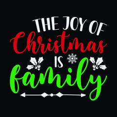 the joy of Christmas is family