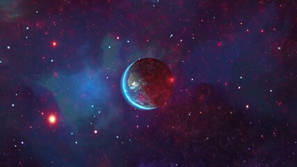 Obraz na płótnie Canvas Planet Earth Seen From Space