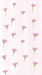 pink rose flower illustration  pattern  for wallpaper or backdrop 