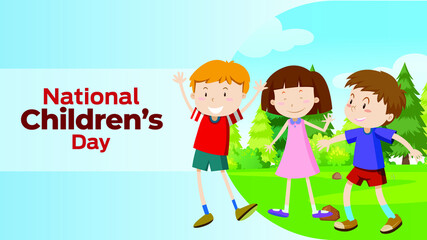Fototapeta na wymiar National Children’s Day on june 13