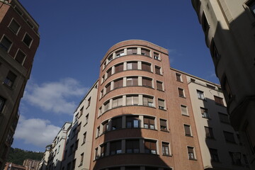 Apartment building in the city of Bilbao