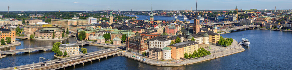 Fototapeta na wymiar Stockholm panorama
